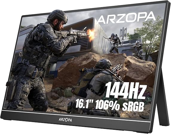 ARZOPA Z1FC 16.1-inch 144Hz portable gaming monitor