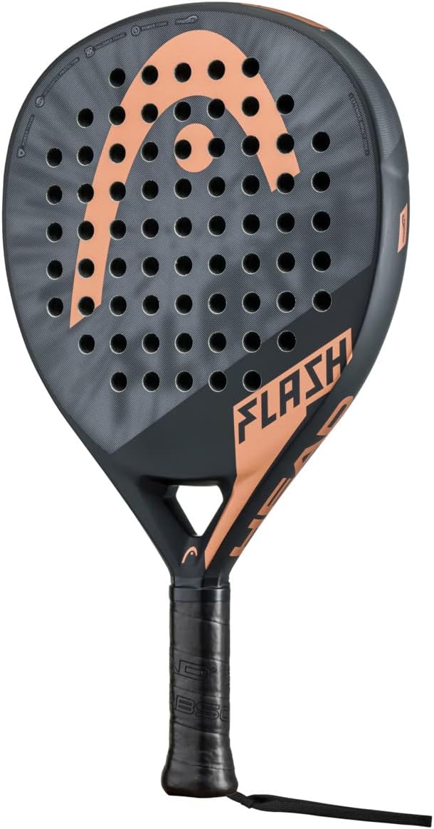 HEAD Flash padel racket with fiberglass hitting surface