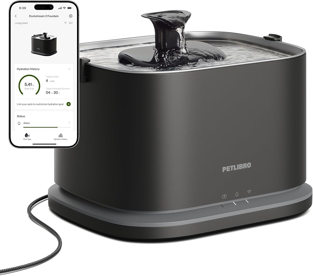 PETLIBRO Dockstream 2 stainless steel cat water fountain