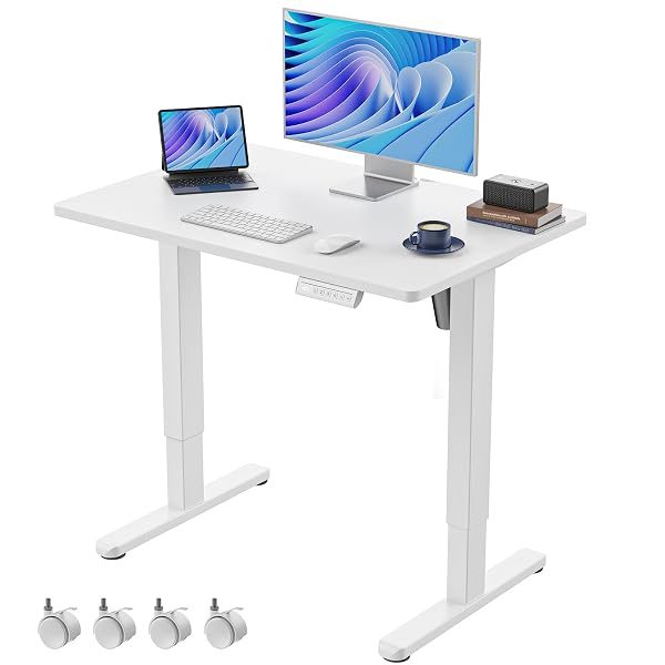 HUANUO Electric Small Standing Desk (35in x 24in)