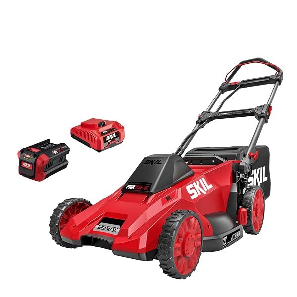 SKIL PWR CORE 40 Brushless 40V 20-Inch Push Mower Kit - PM4910-15
