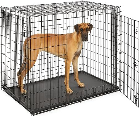 Solutions by MidWest 54-inch double door dog crate for giant breeds